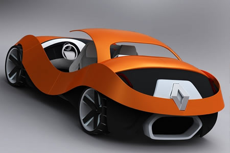 Sport Cars on Renault E0 Concept Car Sports A Solar Top For A Clean Drive